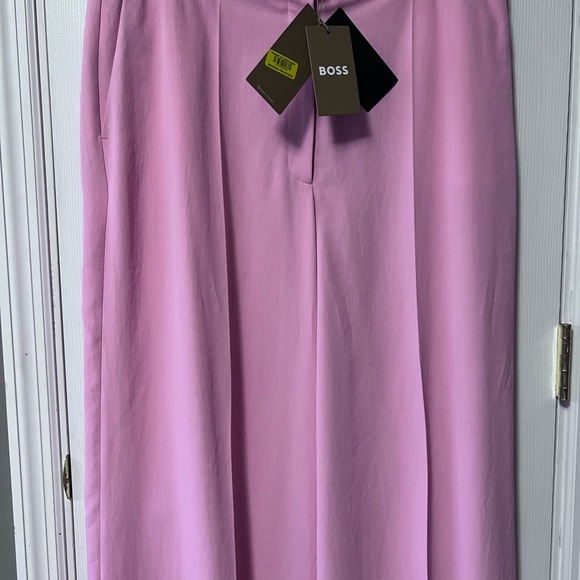 Boss Pants - Hugo Boss Tikela Wide Leg High Rise Trousers Size 14 $348